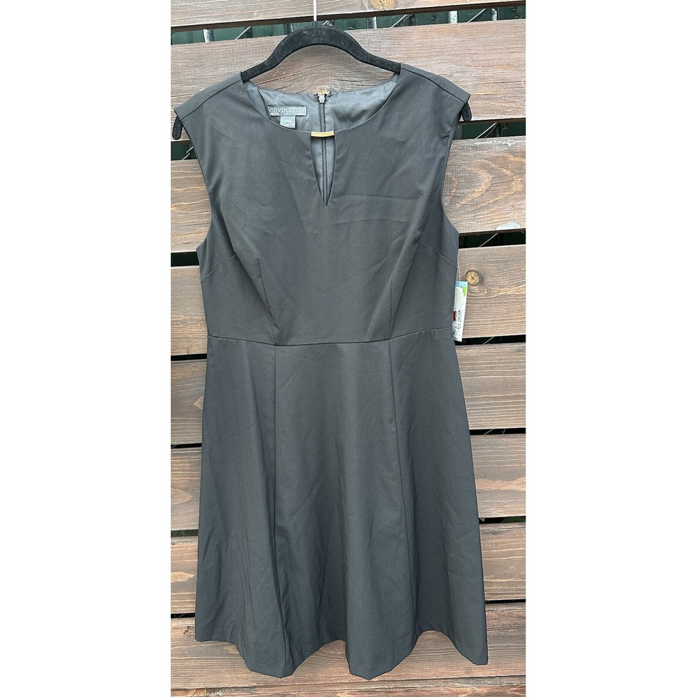 New W/tags Covington Women's Black Formal / Office Dress Size 8 Petite